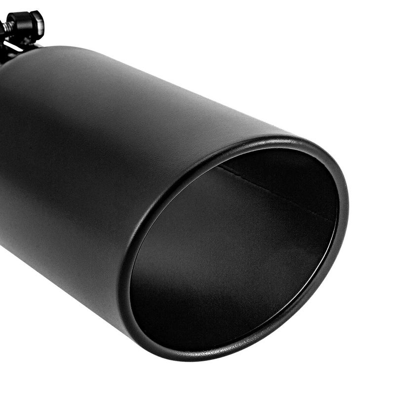 LCGP 5" inlet Universal Diesel Truck Exhaust Tip,Stainless Steel, 7" outlet,Black Powder Coated, Bolt-On â€“ LCGP - Image 4